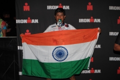 Sidharth Routray Ironman Santa Rosa Finish