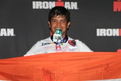 Sidharth Routray Ironman Santa Rosa Finish