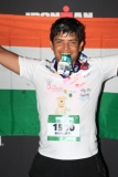 Sidharth Routray Ironman Santa Rosa Finish