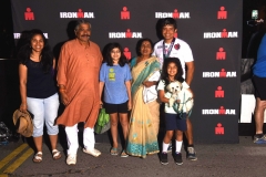 Sidharth Ironman Santa Rosa Finish Sura Routray Family
